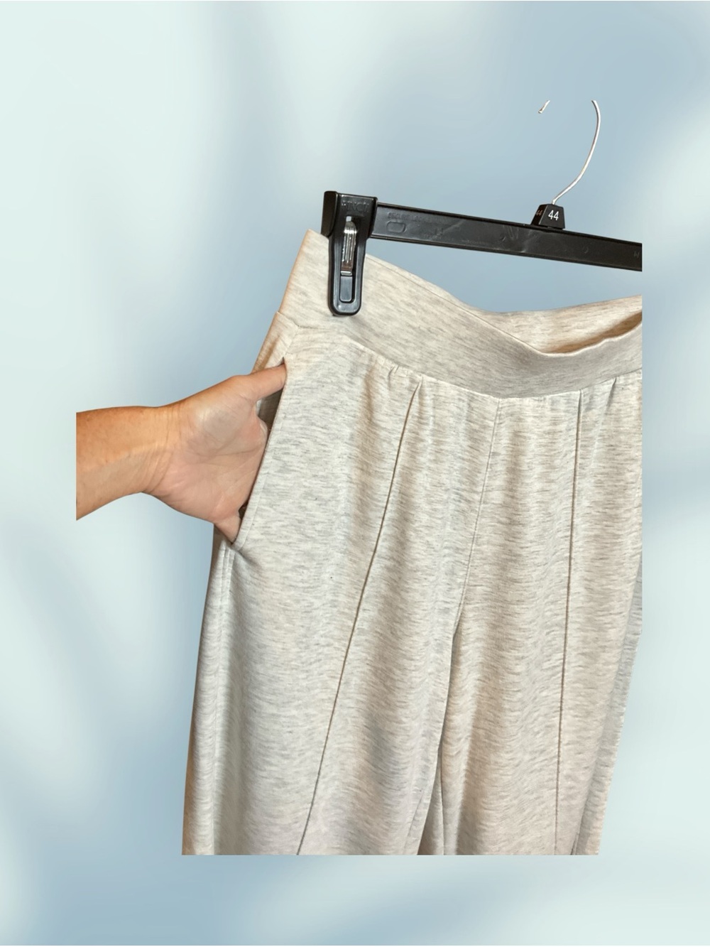 Danskin Heathered Gray Wide Leg Lounge Set - Picture 6 of 9